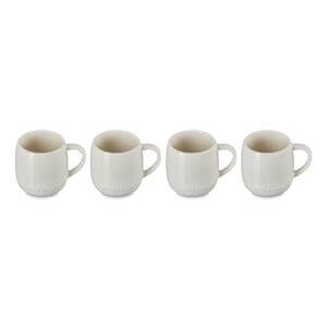 Le Creuset Stoneware Set of 4 U Mugs Crème